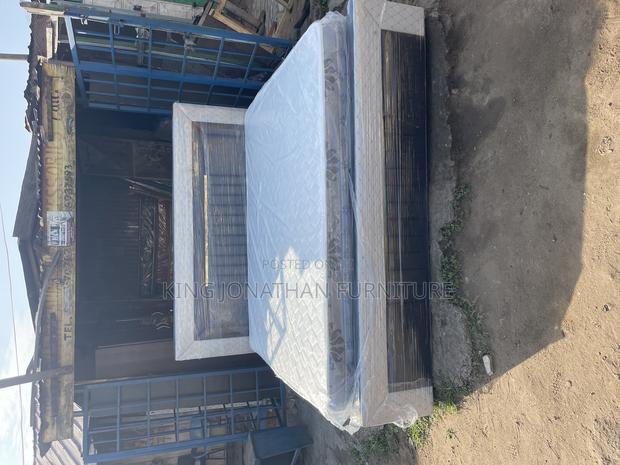 Classic King Size Bed and Mattress Available photo 3