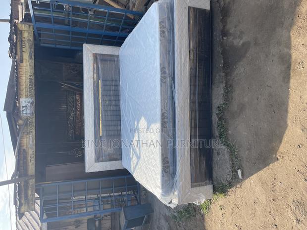 Classic King Size Bed and Mattress Available photo 2