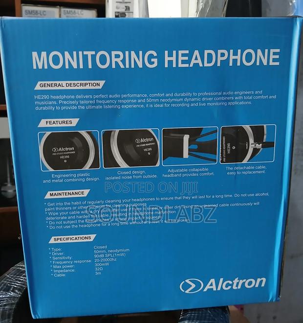 Alctron HE290 Pro Studio Monitoring Headphones · Photo 4
