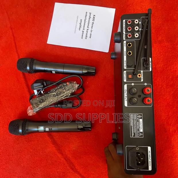 500watts High Performance Karaoke Amplifier With Microphones photo 2