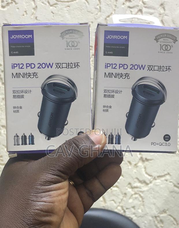 20watts Joyroom Type C and USB Car Charger photo 2