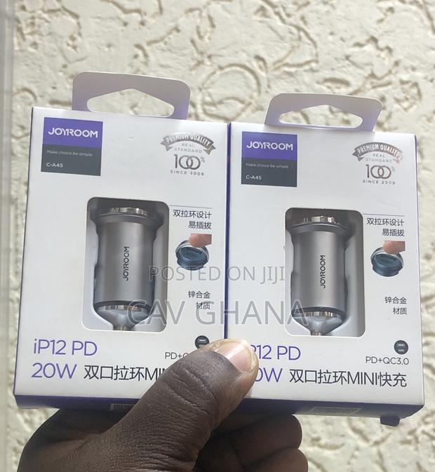 20watts Joyroom Type C and USB Car Charger