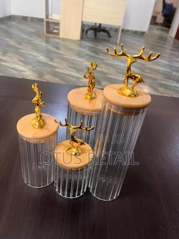 4 Set Glass Food Storage, FREE DELIVERY
