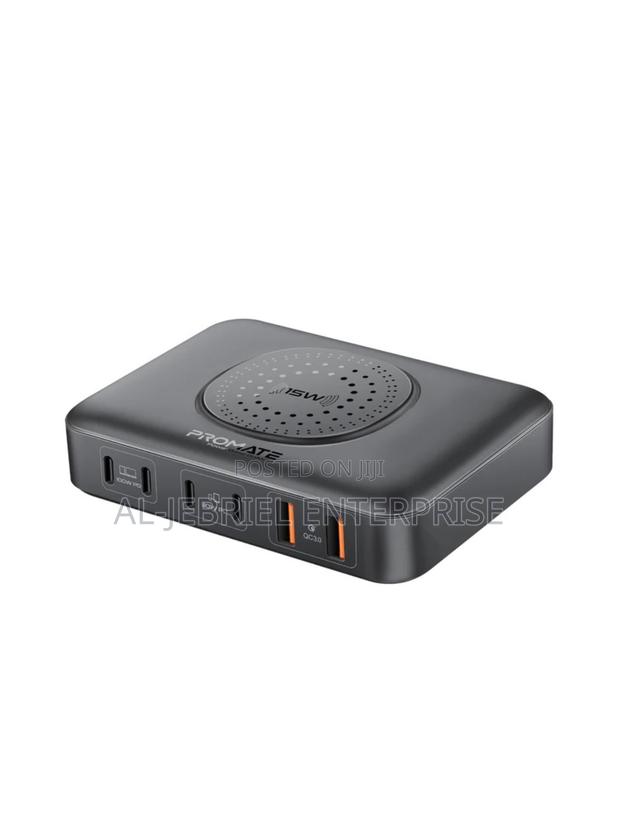 Promate Ganfast 100W Charging Station + 15W Wireless Charger · Photo 4