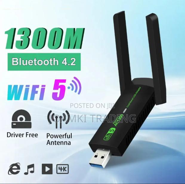 Wifi Adapter + Bluetooth Dual-Band 2g/5ghz Network Card