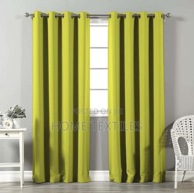 Lemon Green Blackout Curtains 2 in 1 for Living and Bedroom · Photo 2