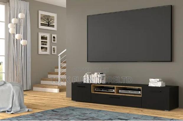 Tv Stand ( Black Matt and Oak Artisan Finish) · Photo 3