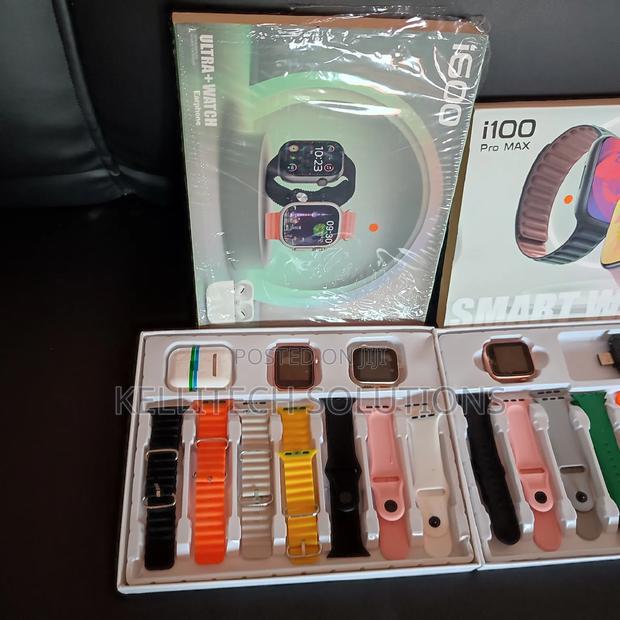 I600 Ultra Series 9 Smart Watches With 7 Straps and I12 photo 2