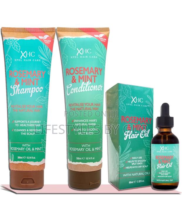 XHC Rosemary Mint Shampoo Conditioner Growth Oil 3pcs · Photo 2