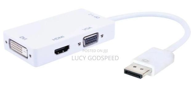 Display Port Adapter With VGA and DVI Port