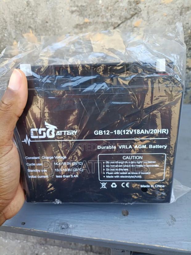 12v 18ah CSB Lead Acid Battery · Photo 4