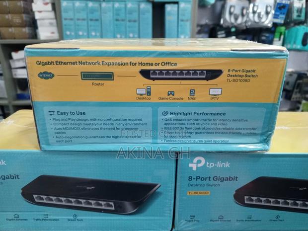 Tp-Link 8 Port Gigabit Switch Tl-Sg1008d · Photo 4