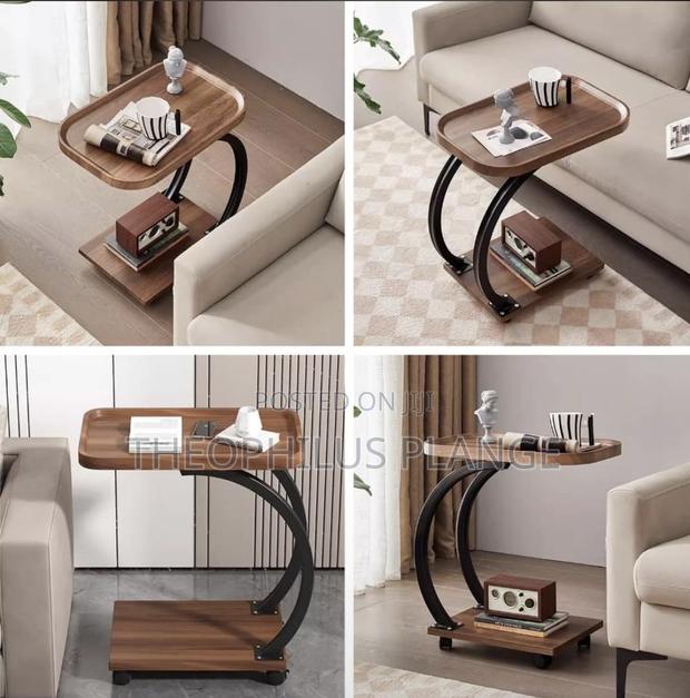 Movable Wooden Coffee Table ,Side Table . · Photo 2