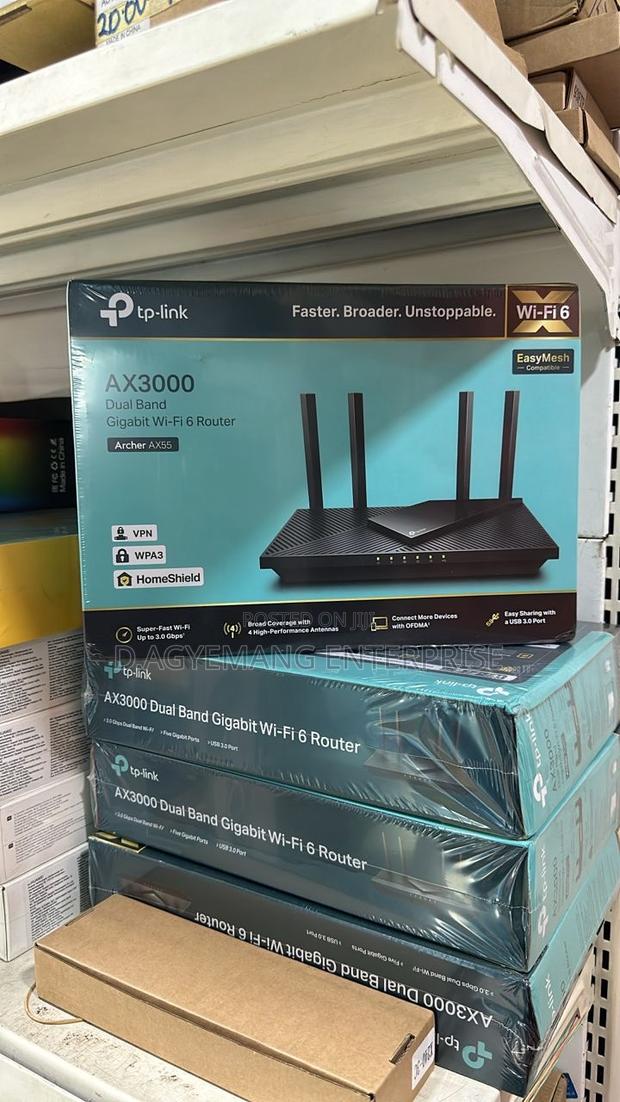 Tp Link Ax3000 Dual Band Gigabit Wi-fi 6 Router · Photo 3