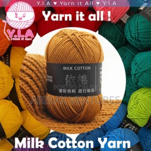 100pcs of 4ply Milk Cotton Yarn photo 2