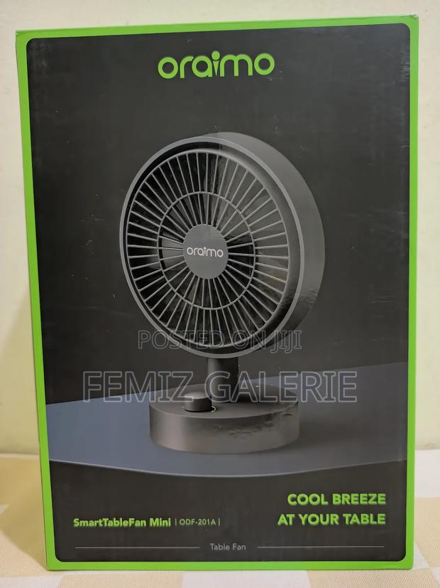 Oraimo Smart Table Fan 5w Table Fan photo 5