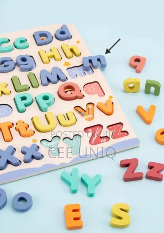 Alphabet Wooden Puzzle Mat · Photo 4