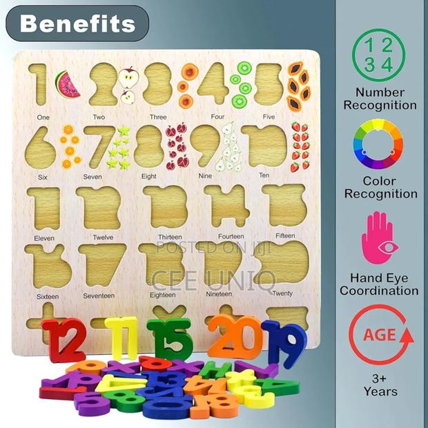 Alphabet and Number Wooden Board · Photo 3