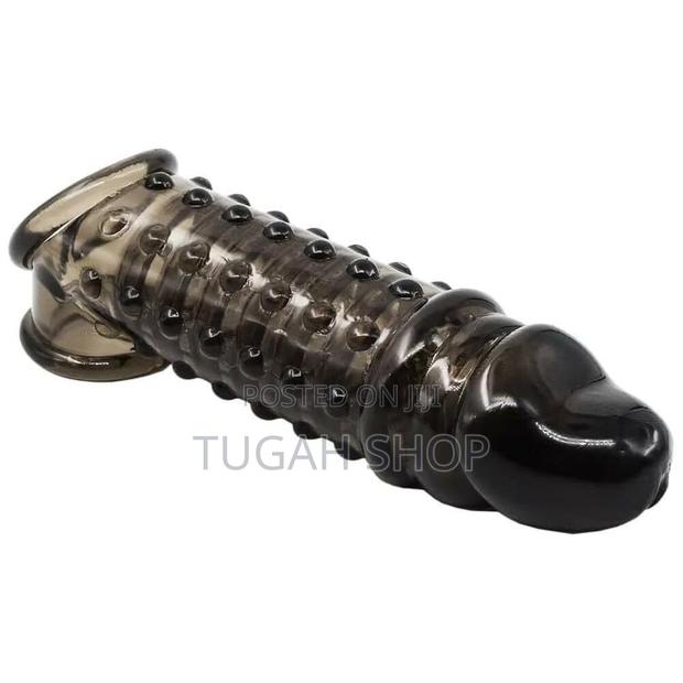 Silicone Cock Sleeve,Reusable Penis Extension, Delayed Ejacu · Photo 4