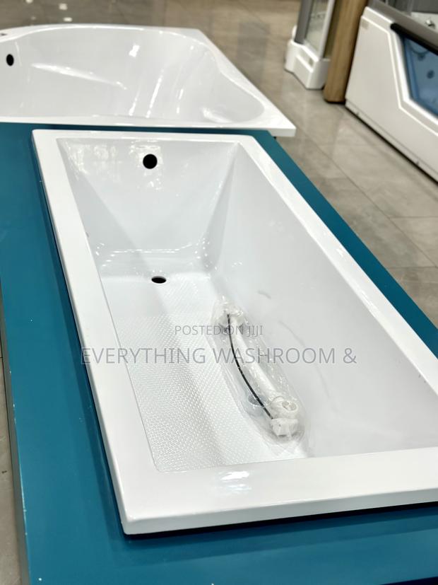 Straight Bathtub Heavy Bathtub Shower Pool European · Photo 3