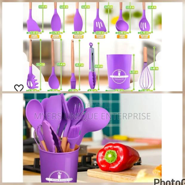 Heat Withstanding 12pcs Silicon Laddles · Photo 2