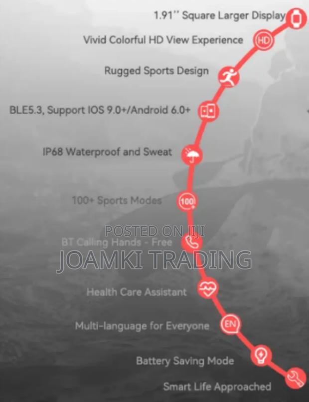Rugged Smart Watch, Bt Call, Health Care, Ip68, Ios/Android photo 8