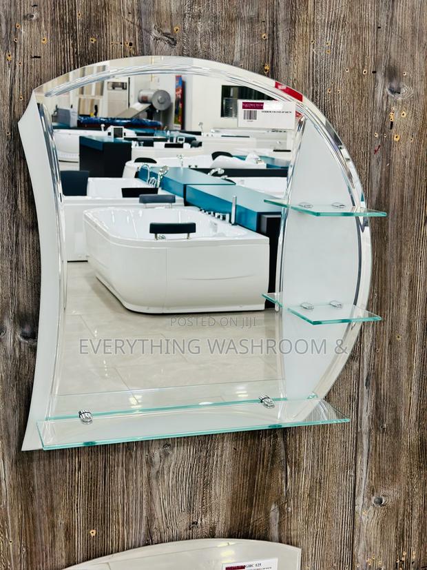 Mirror Shelves_ Bathroom Mirror 60x60cm · Photo 3