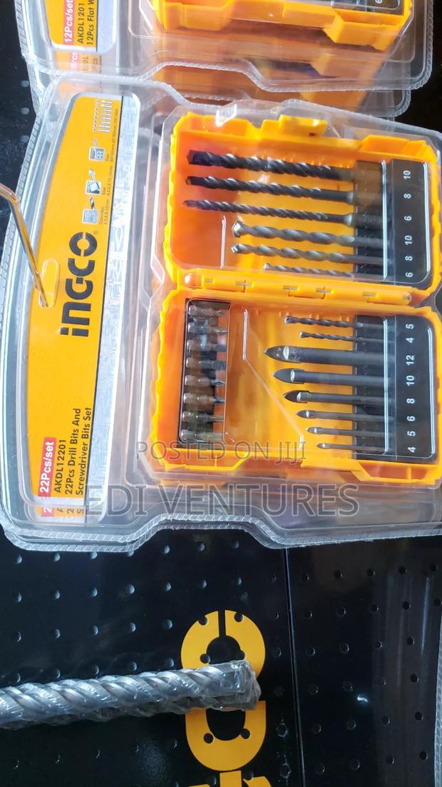 INGCO 22 PCS Drill Bits and Screwdriver Bits Set
 Akdl12201 · Photo 2