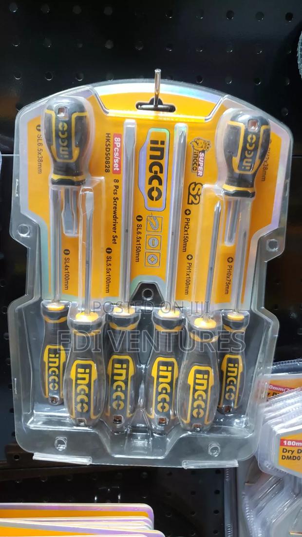 Ingco 8 Pieces Screwdriver Set. Hksds0828 · Photo 2