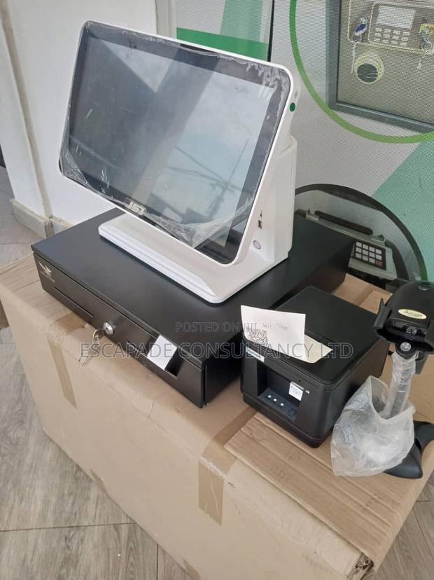 Pos Computer Single Screen Complete Set I3,128gb Ssd,8gb RAM photo 2