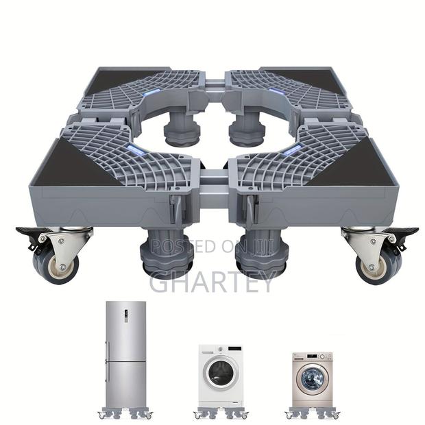 2X Double Tube Fridge Washing Machine Stand With Brakes · Photo 4