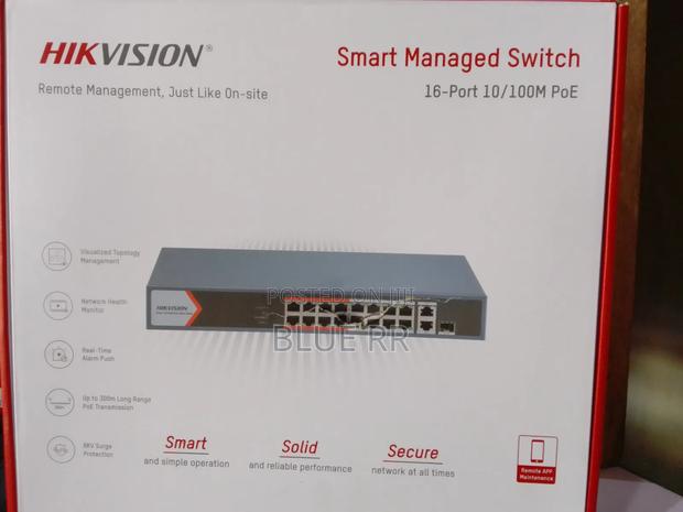 16-Port Poe Switch Hikvision