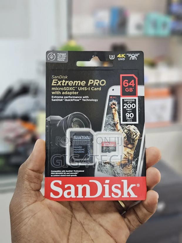 Sandisk Extreme Pro 64gb 200mbps Micro Sd Card · Photo 3