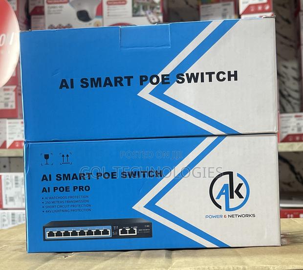 8port AI POE Switch With 2 Uplink Smart POE Switch · Photo 4