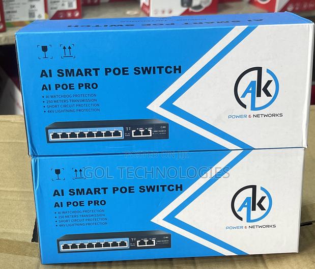 8port AI POE Switch With 2 Uplink Smart POE Switch · Photo 3