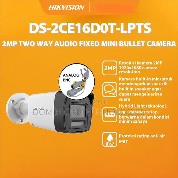 DS-2CE16D0T-LPTS 2MP Two Way Audio Fixed Mini Bullet Camera · Photo 4