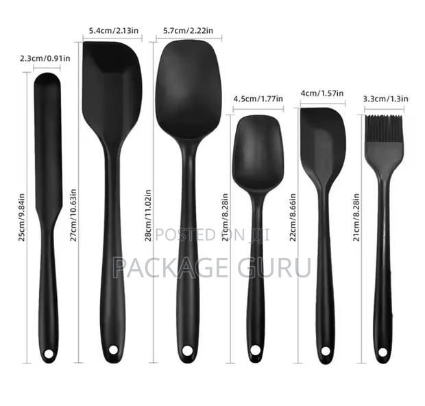 6 Set Silicone Spatula photo 2
