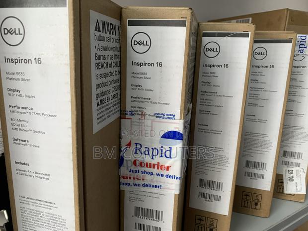 New Laptop Dell Inspiron 16 5620 8GB AMD Ryzen 5 SSD 512GB