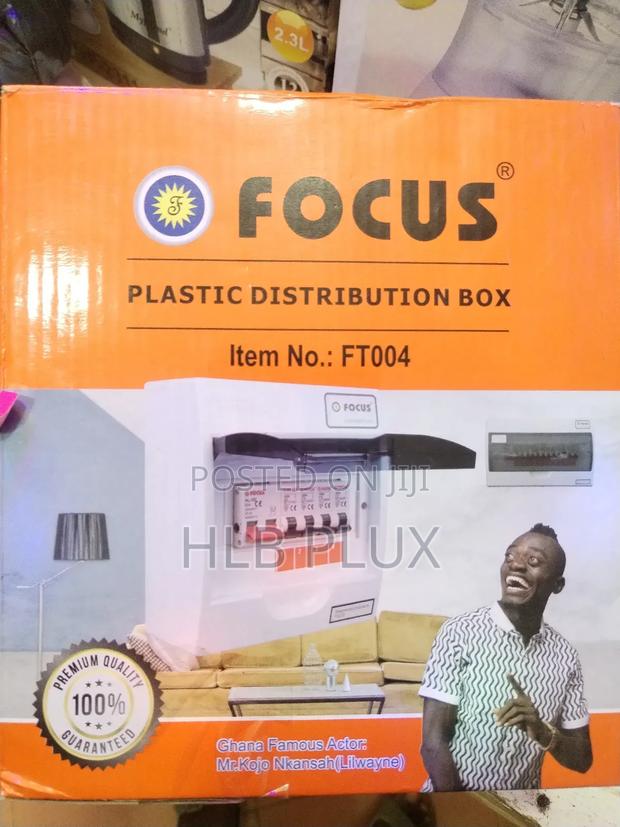 4 Way Main Switch Plastic Distribution Board