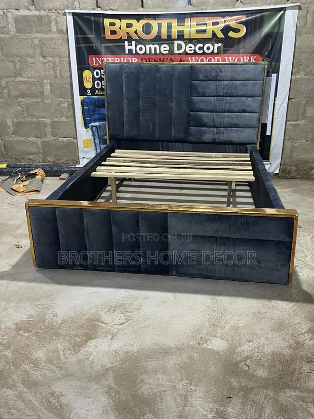 Morden Design Double 54x75 Bedframe For Standard Room. photo 2