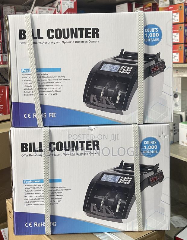 Counting Machine Bill Counter Counts 1,000 Notes/Min · Photo 3