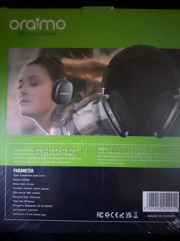 Number One Oraimo Headset for Unmatched Performance. photo 2