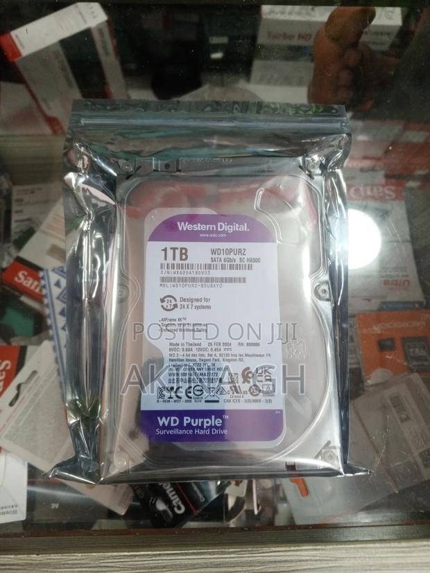Western Digital Wd Purple 1tb Surveillance Hard Drive photo 3