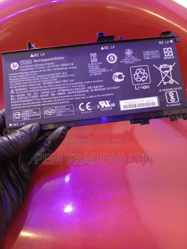 15.4V 63.3wh Te04xl TPN-Q173 HSTNN-Db7t 905175-2c1 · Photo 2