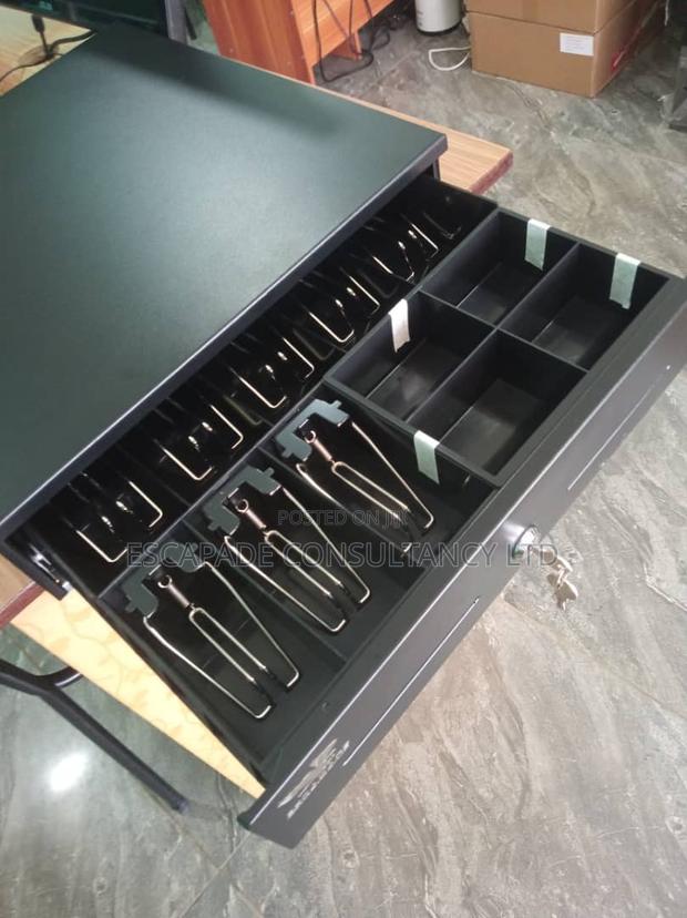 Electronic Cash Drawer (8 Bills 4 Coins Compartment) Esc photo 3