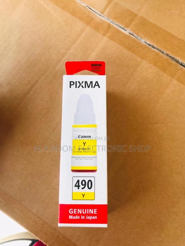 Canon GI-490 Yellow Ink: Vibrant Color, High Yield · Photo 2