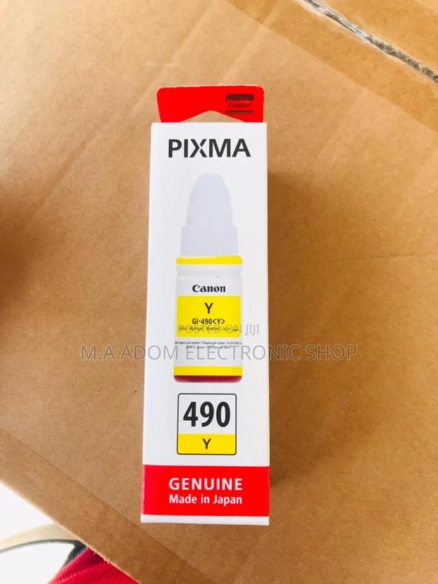 Canon GI-490 Yellow Ink: High-Yield, High-Quality Ink · Photo 2
