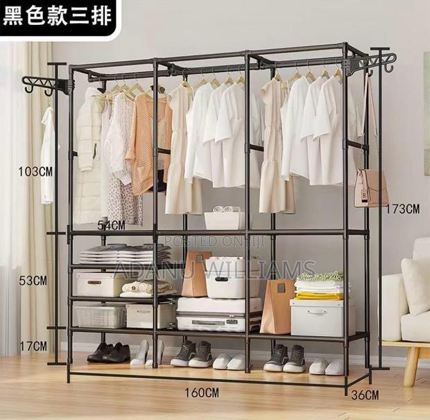 Garment Rack Heavy Duty Clothes ( Wardrobe Closet) · Photo 2