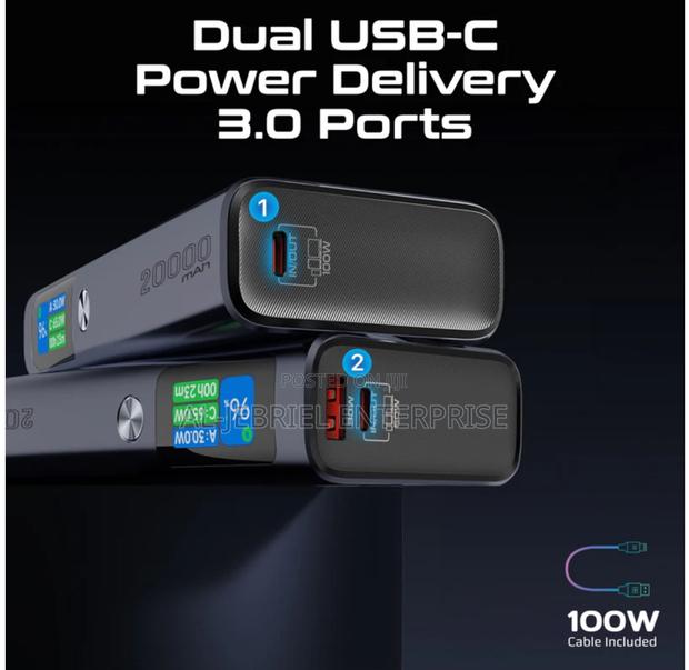 Titan-130 Sleek 130W Multi-Port Power Delivery Power Bank · Photo 4