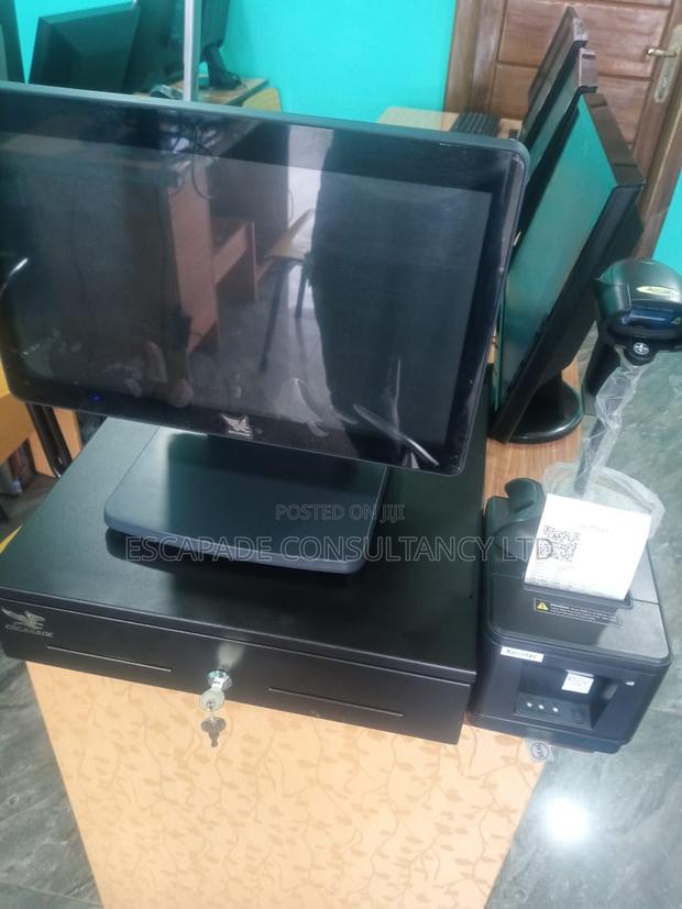 Pos Computer Single Screen With I3,128gb Ssd,8gb RAM Combo photo 3